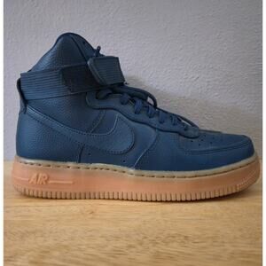 Nike Air Force 1 High SE Women's Size 7 Midnight Turquoise 860544-300